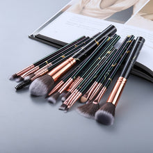 Cargar imagen en el visor de la galería, FLD5/15Pcs Makeup Brushes Tool Set Cosmetic Powder Eye Shadow Foundation Blush Blending Beauty Make Up Brush Maquiagem