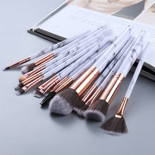 Cargar imagen en el visor de la galería, FLD5/15Pcs Makeup Brushes Tool Set Cosmetic Powder Eye Shadow Foundation Blush Blending Beauty Make Up Brush Maquiagem