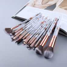 Cargar imagen en el visor de la galería, FLD5/15Pcs Makeup Brushes Tool Set Cosmetic Powder Eye Shadow Foundation Blush Blending Beauty Make Up Brush Maquiagem