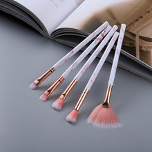 Cargar imagen en el visor de la galería, FLD5/15Pcs Makeup Brushes Tool Set Cosmetic Powder Eye Shadow Foundation Blush Blending Beauty Make Up Brush Maquiagem
