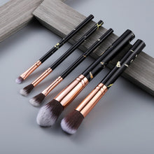 Cargar imagen en el visor de la galería, FLD5/15Pcs Makeup Brushes Tool Set Cosmetic Powder Eye Shadow Foundation Blush Blending Beauty Make Up Brush Maquiagem
