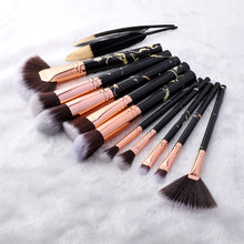 Cargar imagen en el visor de la galería, FLD5/15Pcs Makeup Brushes Tool Set Cosmetic Powder Eye Shadow Foundation Blush Blending Beauty Make Up Brush Maquiagem