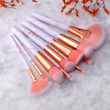 Cargar imagen en el visor de la galería, FLD5/15Pcs Makeup Brushes Tool Set Cosmetic Powder Eye Shadow Foundation Blush Blending Beauty Make Up Brush Maquiagem