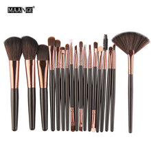 Cargar imagen en el visor de la galería, MAANGE 6/15/18Pcs Makeup Brushes Tool Set Cosmetic Powder Eye Shadow Foundation Blush Blending Beauty Make Up Brush Maquiagem