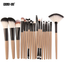 Cargar imagen en el visor de la galería, MAANGE 6/15/18Pcs Makeup Brushes Tool Set Cosmetic Powder Eye Shadow Foundation Blush Blending Beauty Make Up Brush Maquiagem