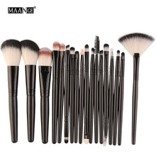 Cargar imagen en el visor de la galería, MAANGE 6/15/18Pcs Makeup Brushes Tool Set Cosmetic Powder Eye Shadow Foundation Blush Blending Beauty Make Up Brush Maquiagem
