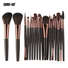 Cargar imagen en el visor de la galería, MAANGE 6/15/18Pcs Makeup Brushes Tool Set Cosmetic Powder Eye Shadow Foundation Blush Blending Beauty Make Up Brush Maquiagem