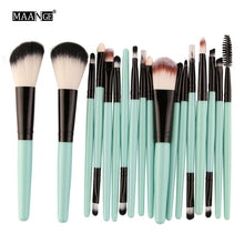 Cargar imagen en el visor de la galería, MAANGE 6/15/18Pcs Makeup Brushes Tool Set Cosmetic Powder Eye Shadow Foundation Blush Blending Beauty Make Up Brush Maquiagem