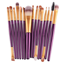 Cargar imagen en el visor de la galería, MAANGE 6/15/18Pcs Makeup Brushes Tool Set Cosmetic Powder Eye Shadow Foundation Blush Blending Beauty Make Up Brush Maquiagem