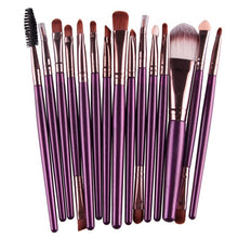 Cargar imagen en el visor de la galería, MAANGE 6/15/18Pcs Makeup Brushes Tool Set Cosmetic Powder Eye Shadow Foundation Blush Blending Beauty Make Up Brush Maquiagem